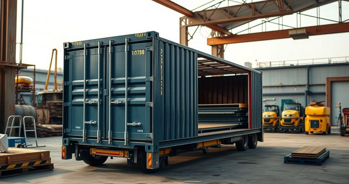 Fabricação de caçamba roll on roll off é essencial para transporte eficiente Fabricação de caçamba roll on roll off é essencial para transporte eficiente